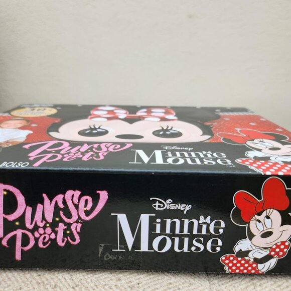 NEW Disney Minnie Mouse Purse Pets Interactive Toy Plush Shoulder Bag Crossbody - Picture 16 of 17